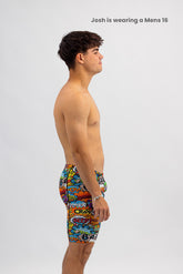 Men's Chlorine Resistant Jammers- Wham Baam Sam